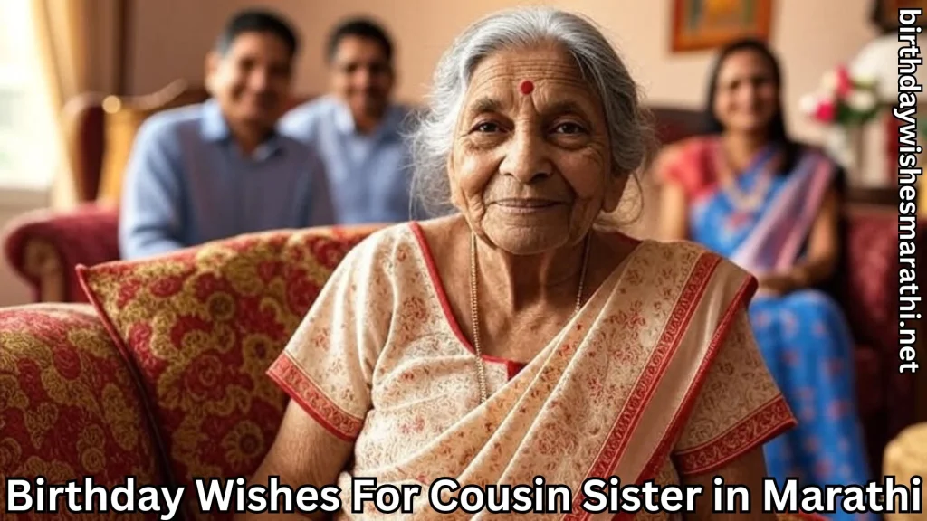 Elder cousin sister smiling in traditional saree with family behind