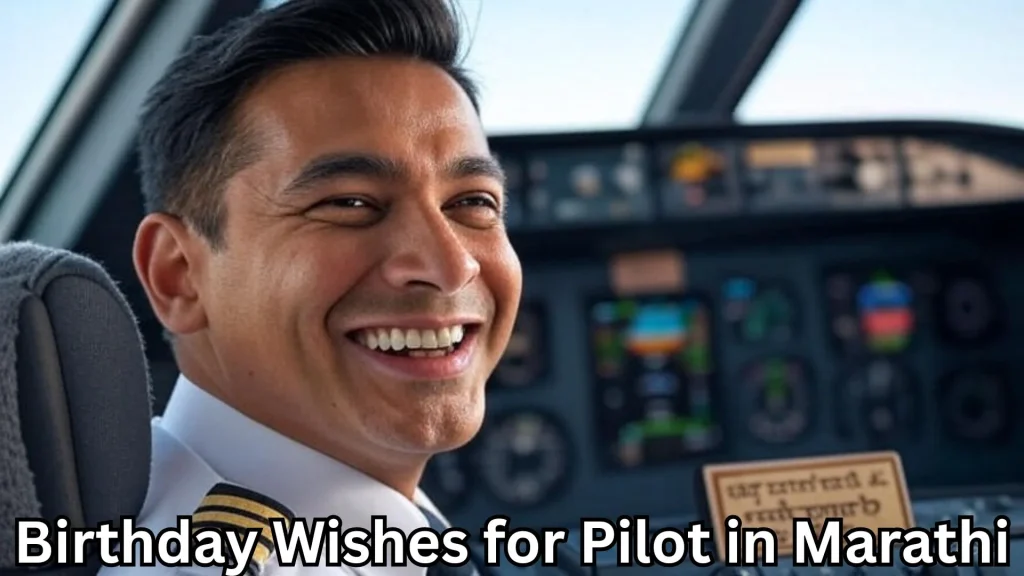 Pilot smiling in cockpit with control panel in background